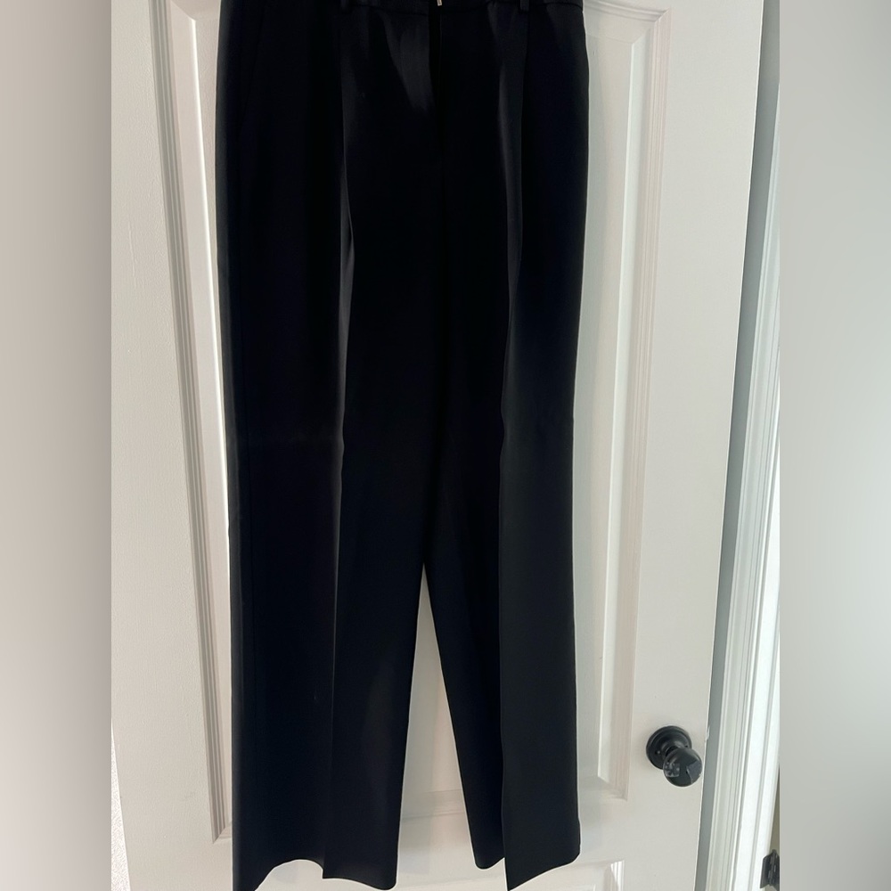 Theory Classic Black wide leg pants